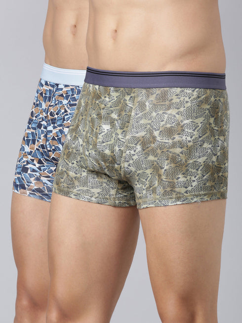 2 Pack Solid Cotton Trunks